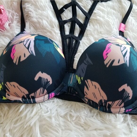 PINK Victoria's Secret Strappy Back Push Up Bra - Picture 3 of 13